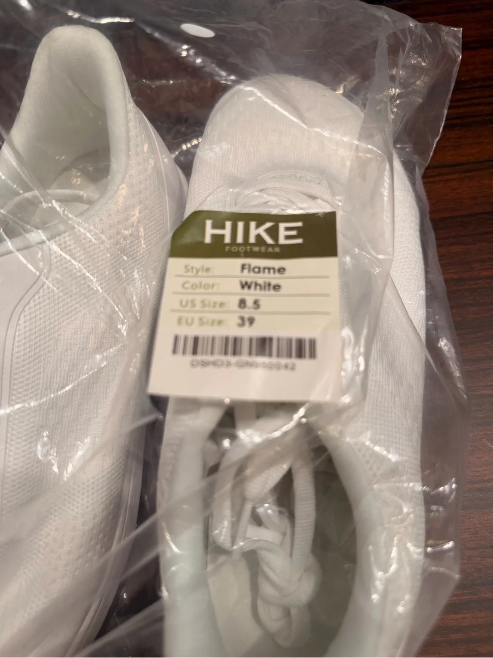 Women’s Hike Footwear “Flame” Style White Size 8.5